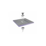 Jackon insulation - receveur jackoboard aqua centr 150x150 sv