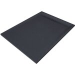 U - tile ? receveur de douche � encastrer 200 x 100 cm ? r�sine acrylique imitation ardoise ? antid�rapant ...