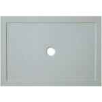 Ondee ? receveur de douche � poser antid�rapant 80x160cm ? b�ton gris extra - plat ? �vacuation �90mm ...