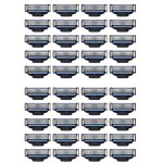 Recharges de lames rasoir 40 pièces, mach 3 manuelles pour Recharges de lames rasoir 40 pièces, mach 3 manuelles pour