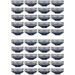 Recharges de lames de rasoir 40 pi�ces compatibles mach 3 manuelles