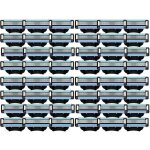 Recharges de lames de rasoir 48 pi�ces compatibles mach 3 manuelles