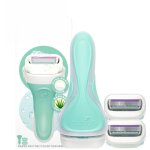 Compatible avec les recharges de rasoir pour femmes schick intuition sensitive skin  la vitamine e et ...