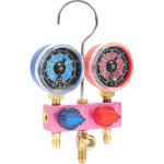 Recharge de r�frig�rant de climatisation r22 r32 r410a manom�tre de collecteur de r�frig�rant tuyau de ...