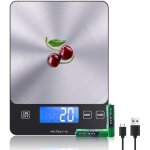 [ rechargeable & 15kg ] balance de cuisine numrique, balance cuisine lectronique usb c, balance alimentaire ...