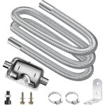 R�chauffeur auxiliaire �chappement acier inox 200cm - silencieux am�lior� pour groupe �lectrog�ne