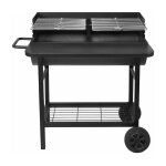 Red deco - barbecue  charbon 71 x 35. 5cm avec chariot alabama