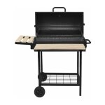 Red deco - barbecue à charbon 76x33. 5cm avec chariot kentucky Red deco - barbecue à charbon 76x33. 5cm avec chariot kentucky