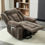 Redom fauteuil releveur relax 95x94x107 cm inclinable 90 � 155 degr�s, massage 8 points et chauffage ...
