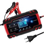 Redresseur de batterie de voiture intelligent ? ??moto, voiture, 12 v / 8 a, 24 v / 4 a, vitesse de charge ...