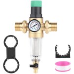 Reducteur de pression eau 1 zoll dn32 r�ducteur de pression d'eau avec manometre pression eau et filtre ...