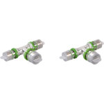 T rduit mtallique  sertir pour tubes multicouche - 26x3 - 20x2 - 20x2 - vendus par 2 - raccords multiskin ...