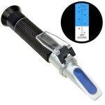 R�fractom�tre d'alcool pour la mesure du pourcentage de volume d'alcool spiritueux avec compensation ...