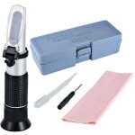 Rfractomtre antigel pour glycol, antigel, liquide de refroidissement et acide de batterie testeur d'antigel ...