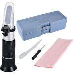 Rfractomtre antigel pour glycol, antigel, liquide de refroidissement et acide de batterie testeur d'antigel ...