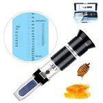 Réfractomètre à miel pour apiculteurs hhtec 58 - 90% brix 10 - 33% eau humidité sucre pour déterminer ... Réfractomètre à miel pour apiculteurs hhtec 58 - 90% brix 10 - 33% eau humidité sucre pour déterminer ...
