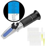 R�fractom�tre vigneron teneur potentielle en alcool: 0 - 25% sucre : 0 - 40% avec atc pour le vin brassage ...