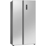 Bomann - r�frig�rateur am�ricain avec cong�lateur 442l inox sbs7344 - inox