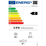 R�frig�rateur int�grable haier hbw7519c 300 l blanc no frost