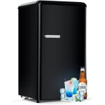 Rfrigrateur top vintage devoko(e) - 75l - classe e - 45 x 45 x 82 cm - noir