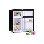 Rfrigrateur vintage, rfrigrateur 2 portes en haut et en bas, capacit totale 72 litres, capacit ...