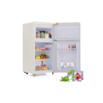 Rfrigrateur vintage, rfrigrateur 2 portes en haut et en bas, capacit totale 72 litres, capacit ...