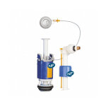 Regiplast - ensemble nf mcanisme universel  poussoir double dbit et robinet flotteur