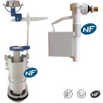 Regiplast - ensemble nf mcanisme universel simplex simple dbit et robinet flotteur