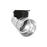 Registre de r�gulation pour conduit semi - rigide d90 - rfvs 90 - rfvs90 econoprime rfvs90