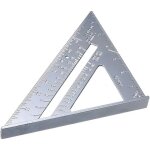 R�gle carr�e en alliage d'aluminium de 7 pouces, angle d'arr�t en pouces, mesure de haute pr�cision du ...