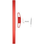 R�gle carr�e en t en alliage d'aluminium, outil de mesure de jauge de positionnement de trou pour charpentier ...