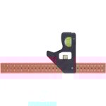 R�gle coulissante r�glable carr�e de haute pr�cision pour le travail du bois, rapporteur de 90 � 45 degr�s, ...