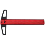 R�gle �querre de tra�age aluminium en t - 300 mm