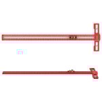 Rgle de marquage multifonctionnelle s - 24, 400 mm, curseur encliquetable, marquage  360, base paisse, ...