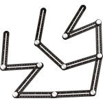Règle de mesure multi - angle pour carrelage - outil d'angle noir - pochoir d'angle en alliage d'aluminium ... Règle de mesure multi - angle pour carrelage - outil d'angle noir - pochoir d'angle en alliage d'aluminium ...
