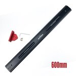 Règle de mesure multifonctionnelle carrée en alliage d'aluminium de 600 mm, règle de marquage, échelle ... Règle de mesure multifonctionnelle carrée en alliage d'aluminium de 600 mm, règle de marquage, échelle ...