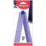 R�gle pliable - maped - 15 / 30cm - transparent - plastique - gradu�e