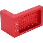 R�gle de pr�cision pour le travail du bois, r�gle de calibrage crois�, r�gle de calibrage crois� pour ...