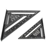 Règle triangulaire en alliage , equerre menuisier , triangle métal aluminium règle Équerre trusquin guide ... Règle triangulaire en alliage , equerre menuisier , triangle métal aluminium règle Équerre trusquin guide ...