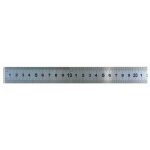 Reglet inox chrom mat 500mm 30x1mm wilmart