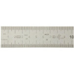 R�glet semi - rigide inox chrom� mat classe 2 - lecture invers�e de droite � gauche - 3000 mm