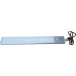 Reglette led - angle d'�clairage : 120� - couleur de la lumi�re : blanc neutre - d�cor : argent - longueur ...