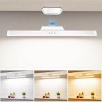 Reglette led cuisine rechargeable usb, 3000mah lampe murale sans fil, lumiere magnetique, barre eclairage ...