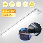 R�glette led �tanche 18w 60cm interconnectable platine led int�gr�e , xu, blanche neutre ip65 lampe d'armoire ...