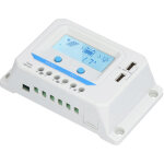 R�gulateur de charge solaire 20a pwm avec affichage lcd et protection de circuit pour �clairage public ...