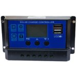 Rgulateur de charge unit centrale 10a avec affichage panneaux solaires 12 / 24v dy003