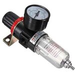 Regulateur de pression d'air 1 / 4 , filtre compresseur dair, s�parateur d'humidit�, filtrez l'humidit�, ...