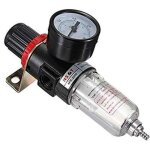 Regulateur de pression d'air 1 / 4 , filtre compresseur dair, sparateur d'humidit, filtrez l'humidit, ...