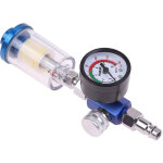 R�gulateur de pression d'air avec filtre et s�parateur eau / huile - pour pistolet � peinture et outils ...