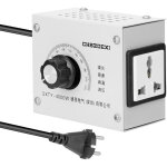 Vurahome - r�gulateur de tension variable compact gradateur r�glable de tension de lumi�re de temp�rature ...
